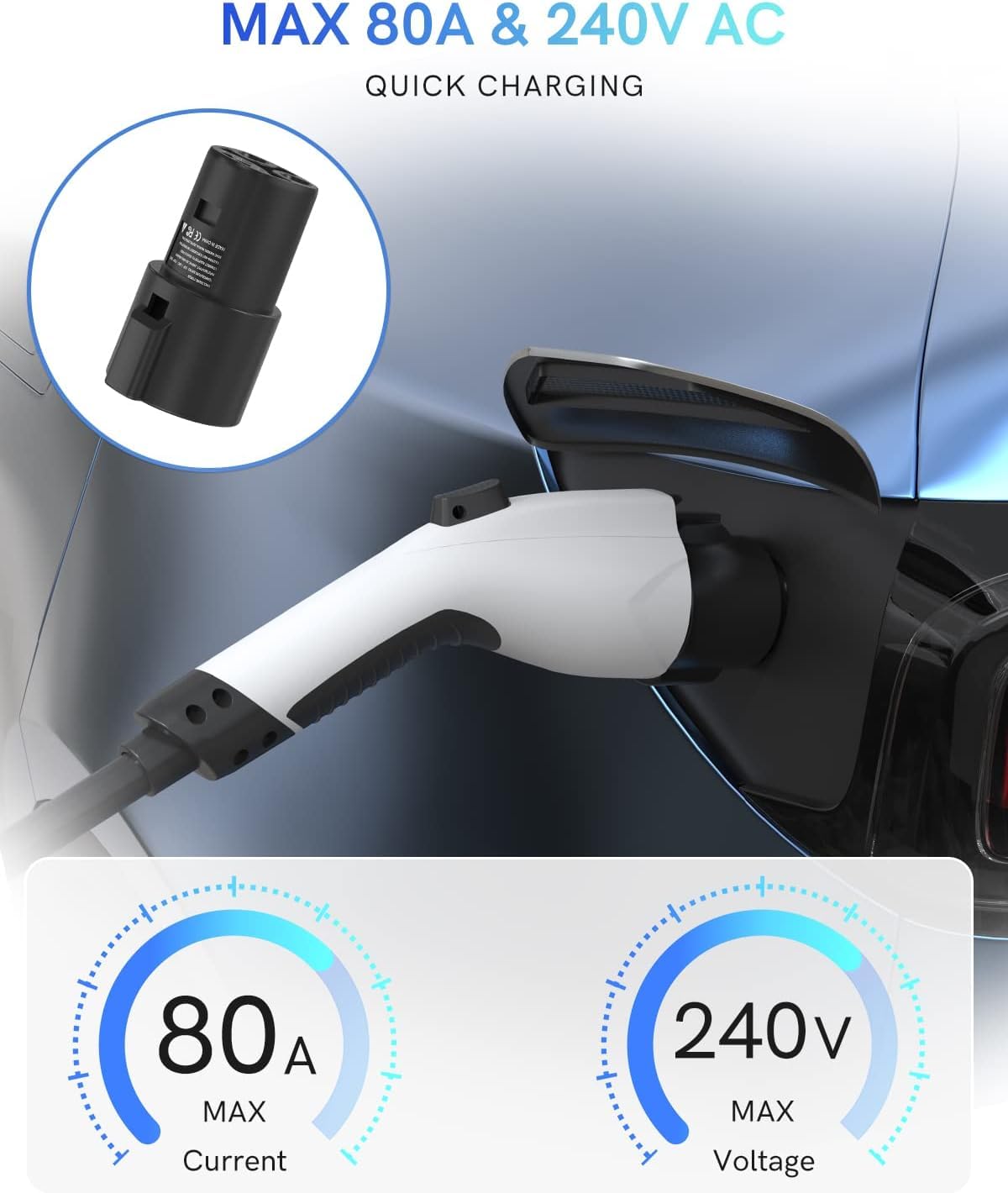 【テスラ純正】美品 SAE J1772 アダプター tesla 用 Amazon.co.jp: Evkasoku 240V 80A ACテスラ所有者専用SAE J1772